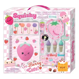 Hot Focus Squishy Journal Book | Strawberry