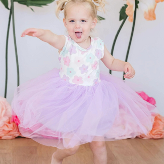 Mila & Rose Summer Daisies Tank Tutu Dress (2T)