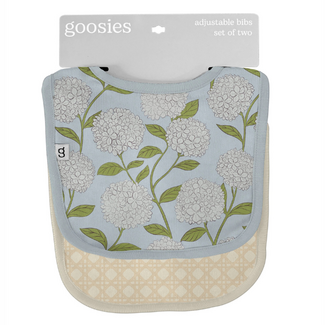 Goosies Bib Set | Hydrangeas
