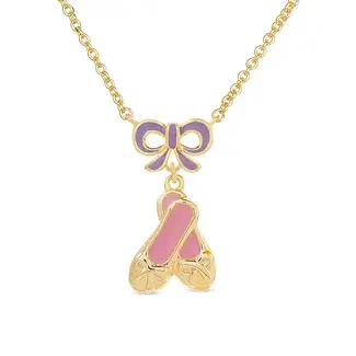 Lily Nily Ballerina Slippers & Bow Necklace