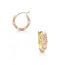 Lily Nily Flower Hoop Earrings | Pink