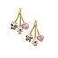 Lily Nily Butterfly, Flower, & Heart Drop Earrings