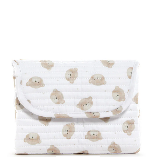 TRVL Design Quilted Changing Mat | Teddy Bear