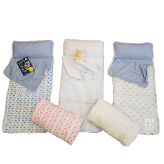 TRVL Design Nap Mat | Gingham Mist