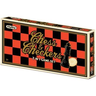 Schylling Toys Chess & Checkers Set