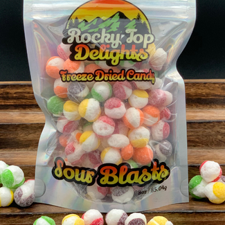 Rocky Top Delights Freeze Dried Candy | Sour Blasts