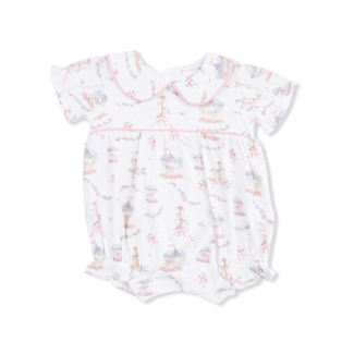 Angel Dear Carousel with Bows | Classic Ruffe Sleeve Babydoll Bubble