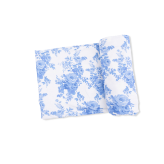 Angel Dear Dream Cottage Floral Swaddle Blanket