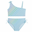 Limeapple Sienna Multicolor Heart One Shoulder Bikini Swimsuit