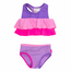 Ruffle Butts Neon Purple Color Block Flounce Bikini 2 Piece Swimsuit | Rear Ruffles