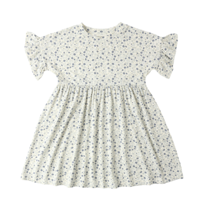 Rylee + Cru BABYDOLL DRESS || BLUE DITSY
