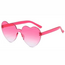 Sunshine & Glitter Pink Heart Sunglasses