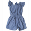 Emma Jean Denim Tie Romper
