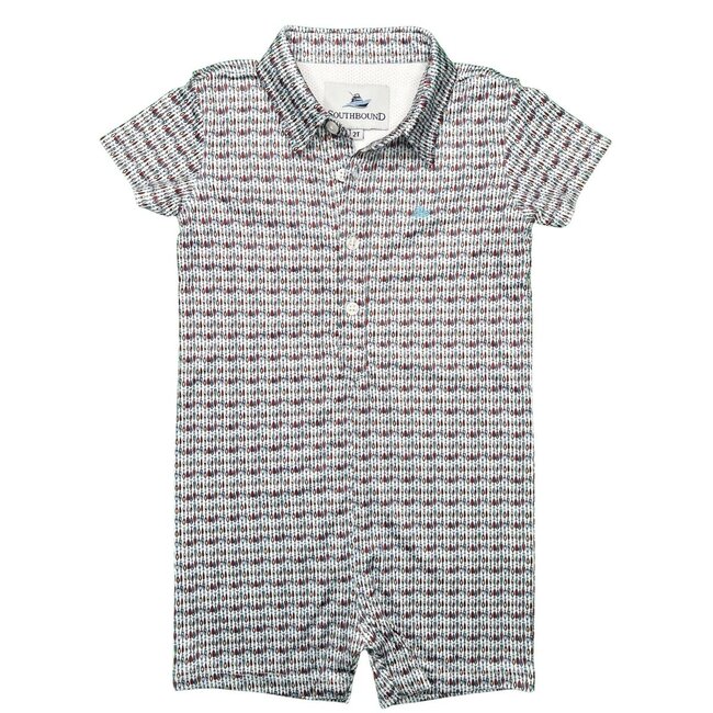 Southbound Performance Romper | Fishing