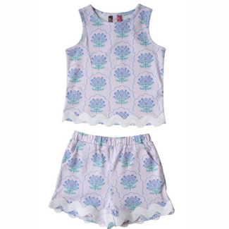 Banana Split Abigail Short Set | Fancy Me Floral