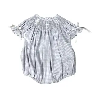 Three Sisters Faith Smocked Girls Bubble