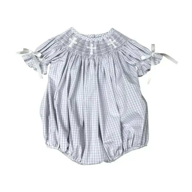 Three Sisters Faith Smocked Girls Bubble