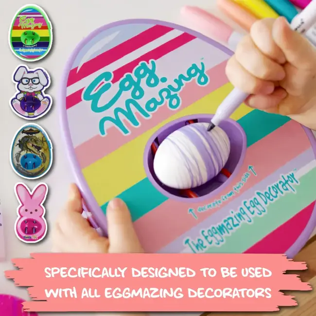 HBHP Wooden Eggs by The Eggmazing Egg Decorator | 12 Pack