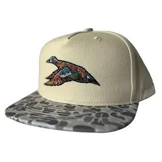Fieldstone Roost Mottled Canvas March Camo Bill Hat