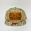 Fieldstone 7 Panel Camo Leather Fieldstone Patch Hat