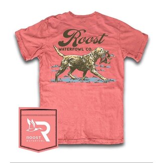 Fieldstone Vintage Retriever Tee in Watermelon | YXS