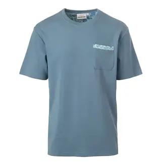 Fieldstone Solid Tee with Saltwater Camo Pocket