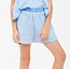 Good Girl Striped Gauze Double Waist Band Shorts | Blue