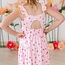 Mila & Rose Sweet Strawberries Ruffle Maxi Dress
