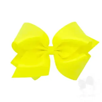 Wee Ones King Sheer Iridescent & Grosgrain Overlay |  Yellow