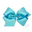 Wee Ones King Sheer Iridescent & Grosgrain Overlay | Turquoise