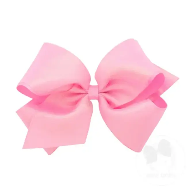 Wee Ones King Sheer Iridescent & Grosgrain Overlay |  Pearl