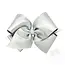 Wee Ones King Metallic Bow | Silver