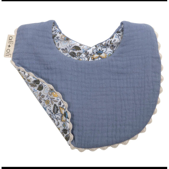 Ali + Oli Muslin Cotton Reversible Baby Bib