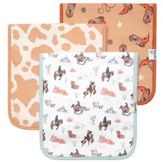 Copper Pearl Burp Cloth Set | Boone 3-Pack