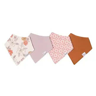 Copper Pearl Bandana Bib Set | Ferra 4-Pack