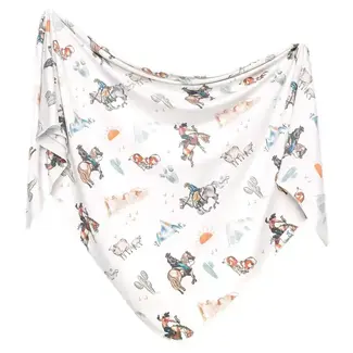 Copper Pearl Knit Swaddle Blanket | Boone