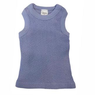 Suzette Collection Smocking Sleeveless Tank | Lavender