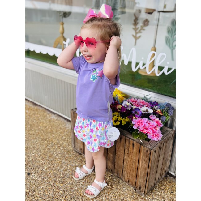Azarhia Glitter Stars Boxy Tee