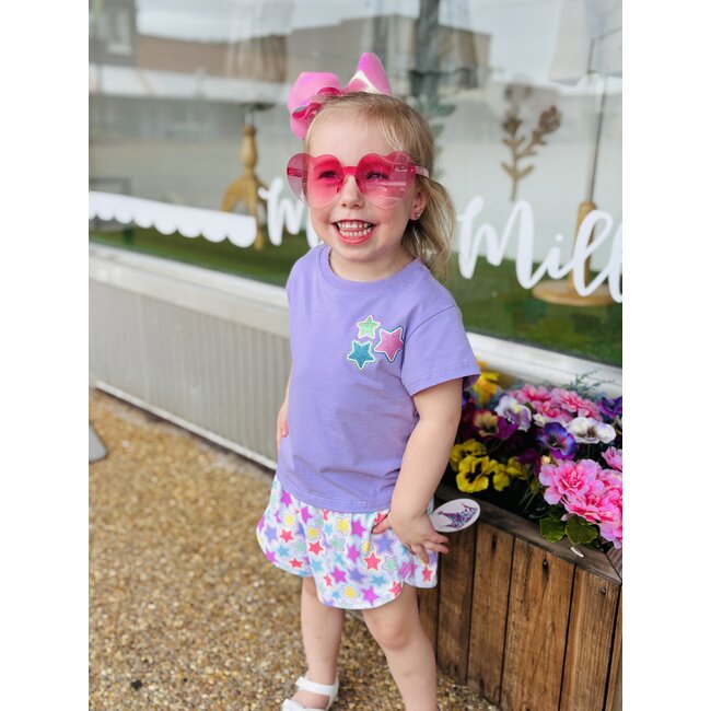 Azarhia Glitter Stars Boxy Tee