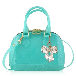 Carrying Kind Jelly Bag | Cate Aqua Sparkling | Closer to Heaven Charm