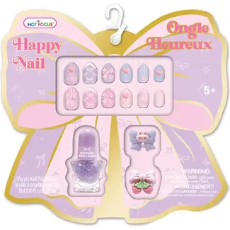 Hot Focus Bowtiful Happy Nails