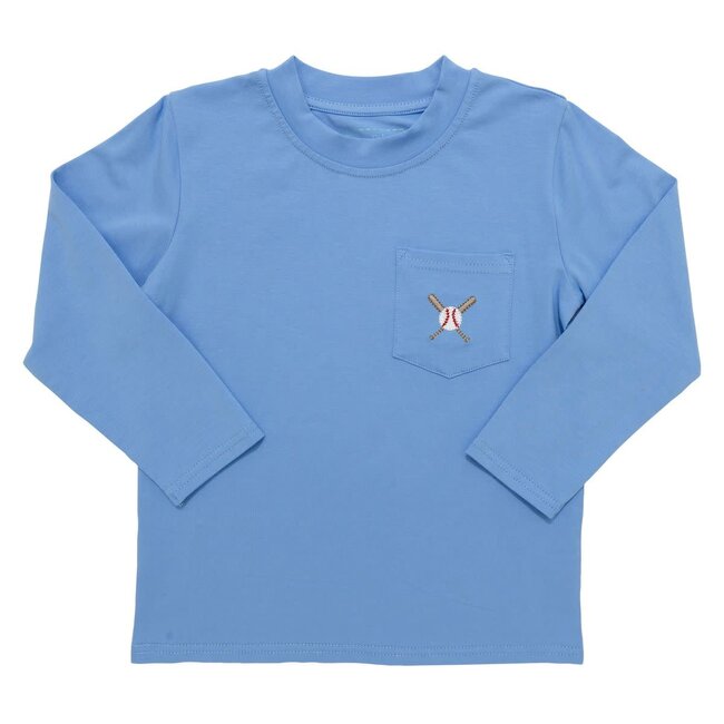Itsy Bitsy LS Pocket Tee | Baseball