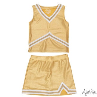 Azarhia Shimmer Cheer Suit | Gold