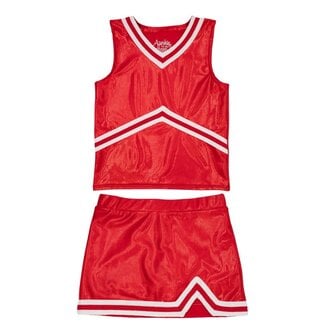 Azarhia Shimmer Cheer Suit | Red