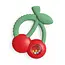 Itzy Ritzy Bitzy Shake™ | Silicone Teether with Rattle | Cherries