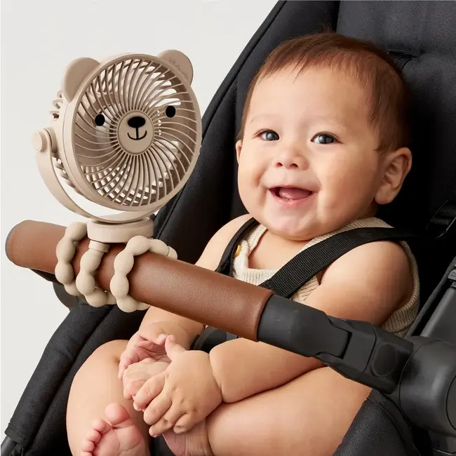 Itzy Ritzy Itzy Breeze 3-Speed Stroller Fan™ | Taupe