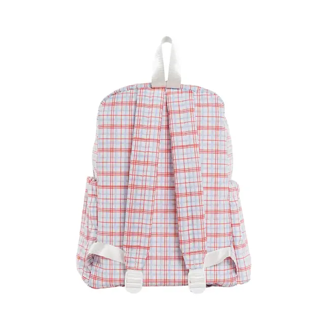 TRVL Design Backpacker | Classic Plaid Red