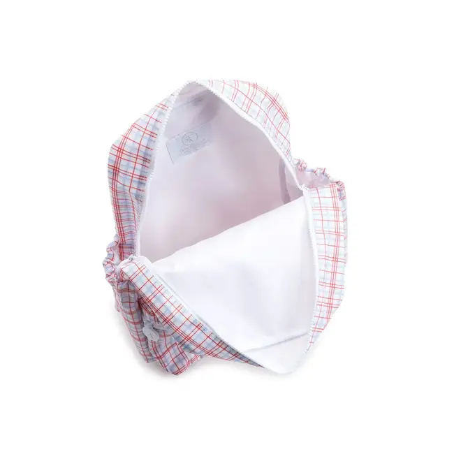 TRVL Design Backpacker | Classic Plaid Red