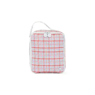 TRVL Design Lunch Box Insulated Bag | Classic Plaid Red