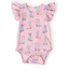 Mila & Rose Ribbons & Rodeos Flutter Bodysuit